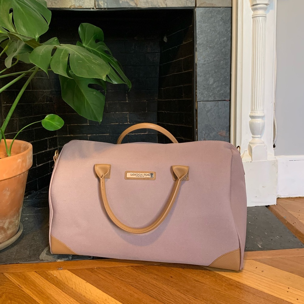 London Fog 20” Duffel Chelsea Satchel rose🌹gold